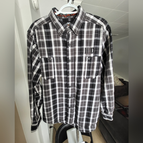 Harley-Davidson Other - Men's long sleeve Harley Davidson button down size Large